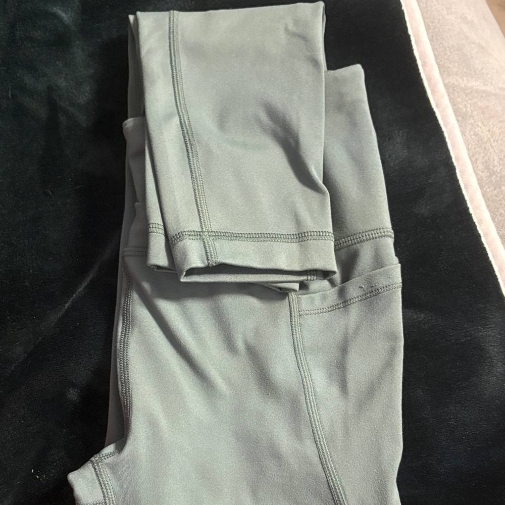 Gray/green athletic Leggings